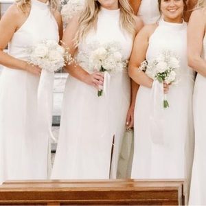 Amsale Cora Ivory Dress